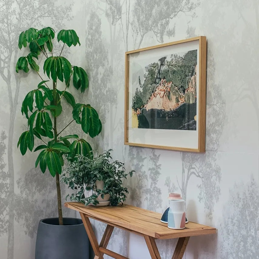 Papel Mural Árboles Grises