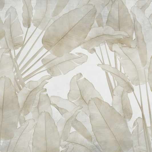 PAPEL MURAL HOJA DE PLÁTANO - Siete Tintas