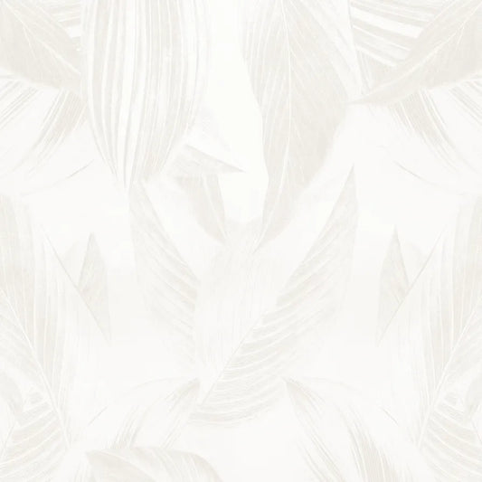 Papel Mural Hojas Gastadas Beige