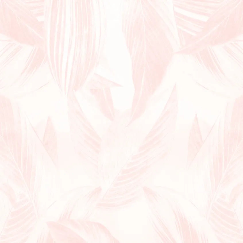 Papel Mural Hojas Gastadas Rosa