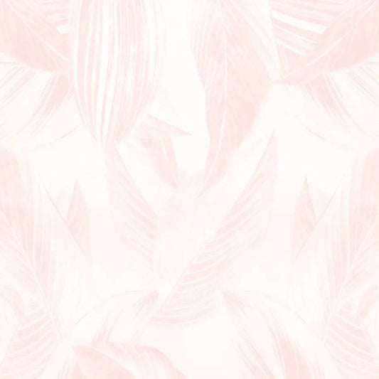 Papel Mural Hojas Gastadas Rosa