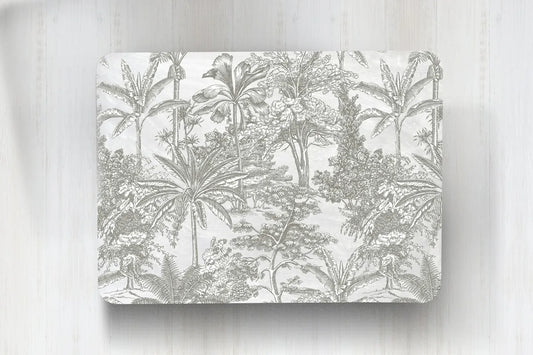 Individuales Palmeras Gris