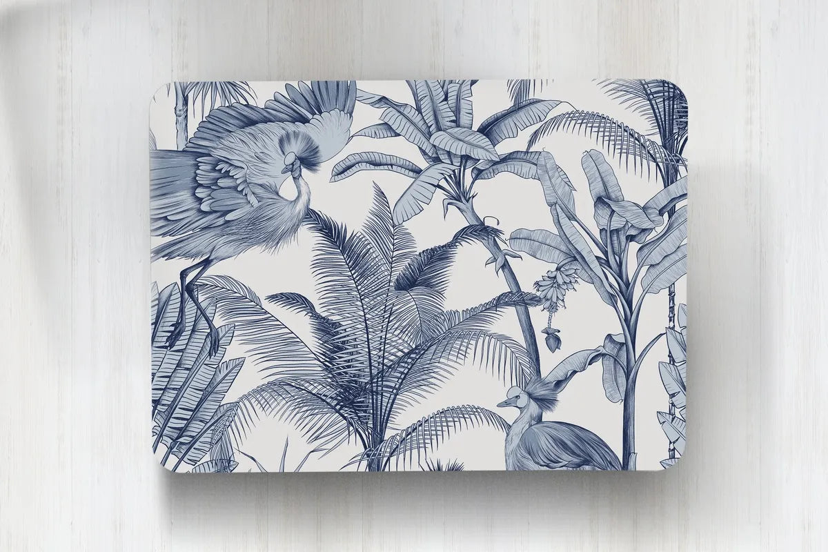 Individuales Garzas Azul