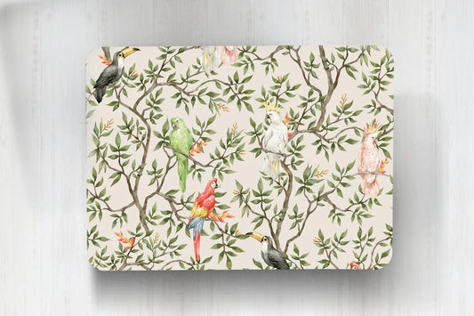 Individuales Loros Blancos