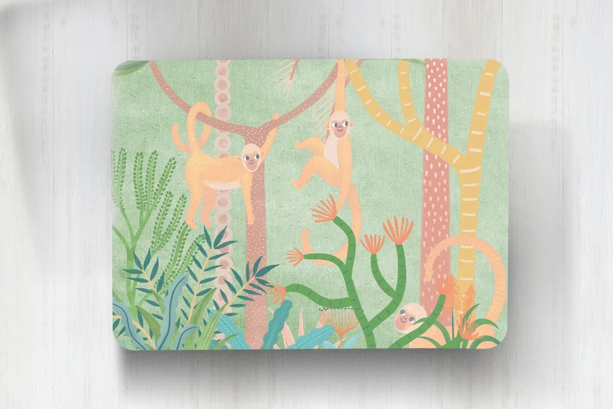 6 Individuales Monos
