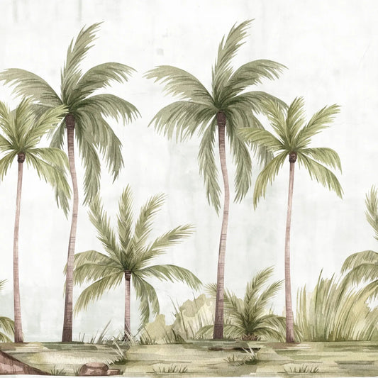 PAPEL MURAL PALMERAS MURAL - sietetintas