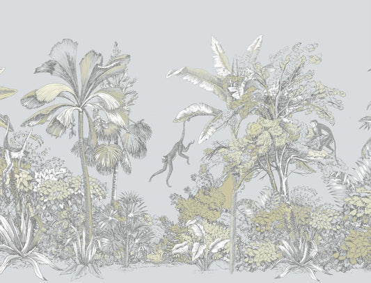 Papel Mural JUngle Celeste