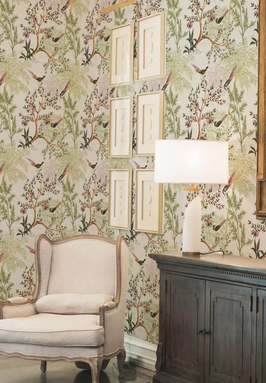Papel Mural Vuelo Floral