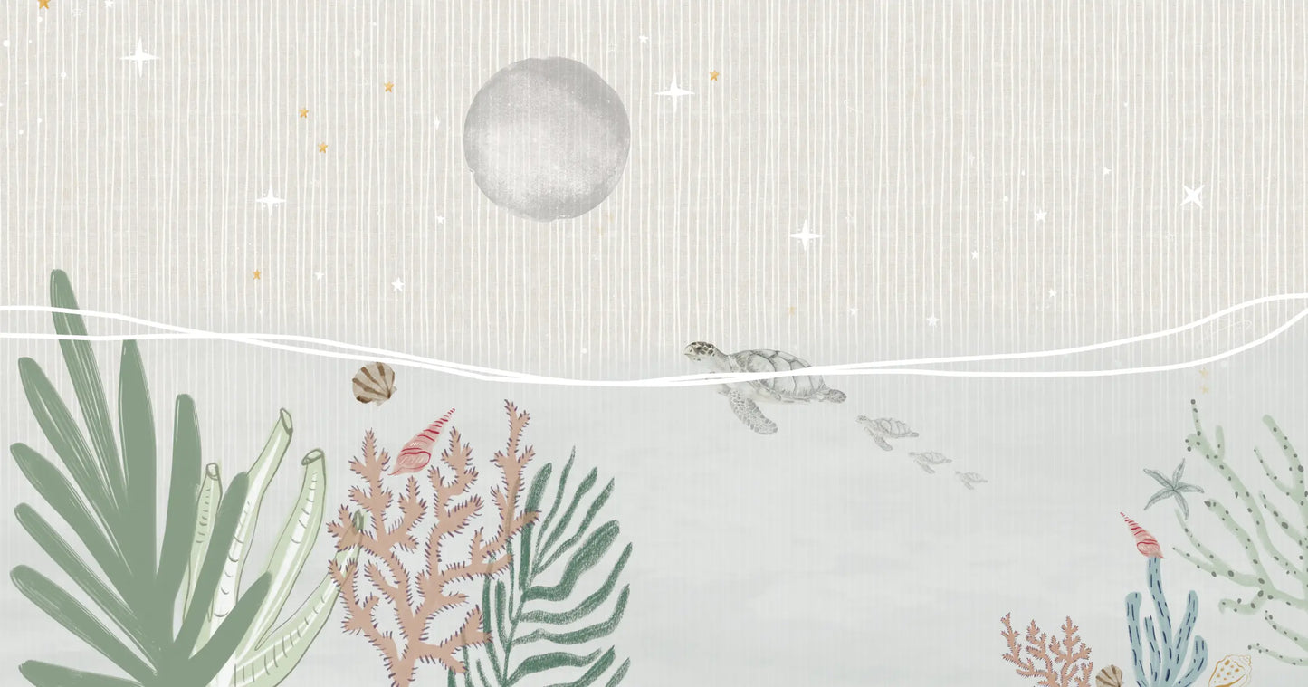 Papel Mural Tortugas