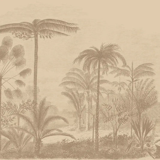 Papel Mural Bosque Sepia