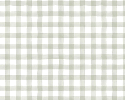 Papel mural cuadrilleéacuarela verde