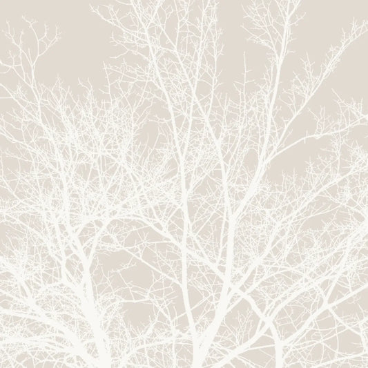 Papel Mural Ramas Beige