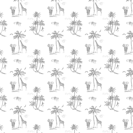 Papel Mural Safari Negro