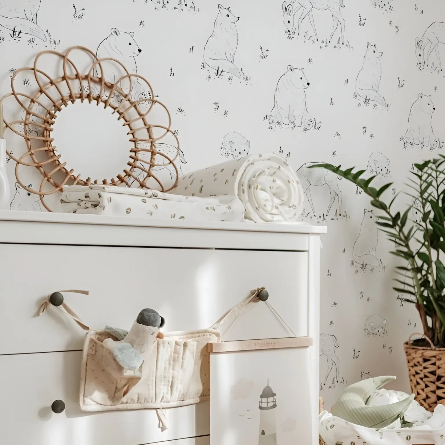 Papel Mural Animales Bosque