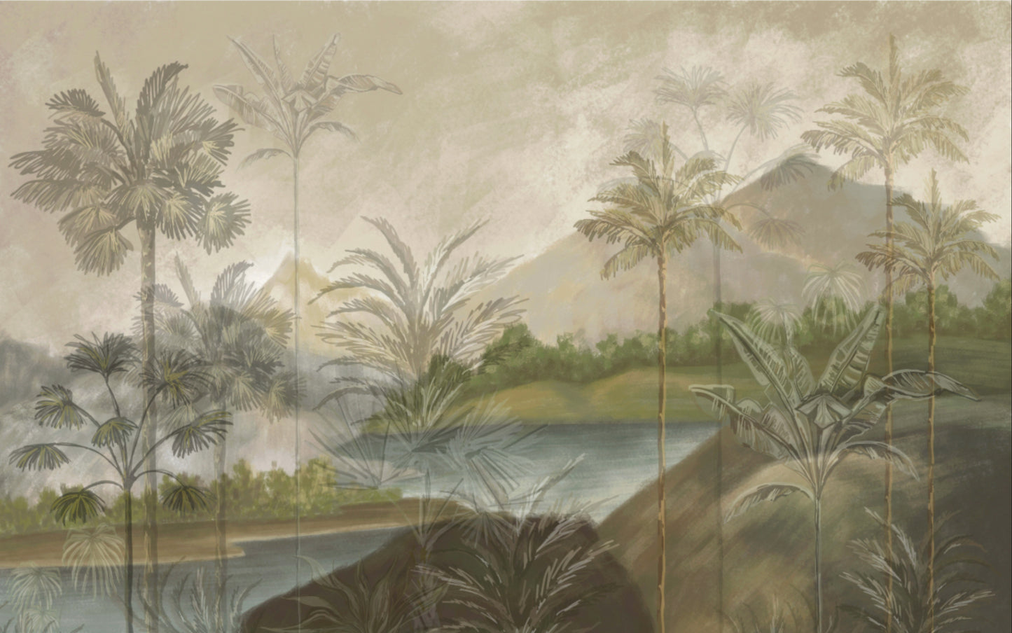 Papel Mural Valle Tropical