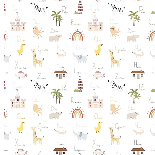 Papel Mural Abecedario