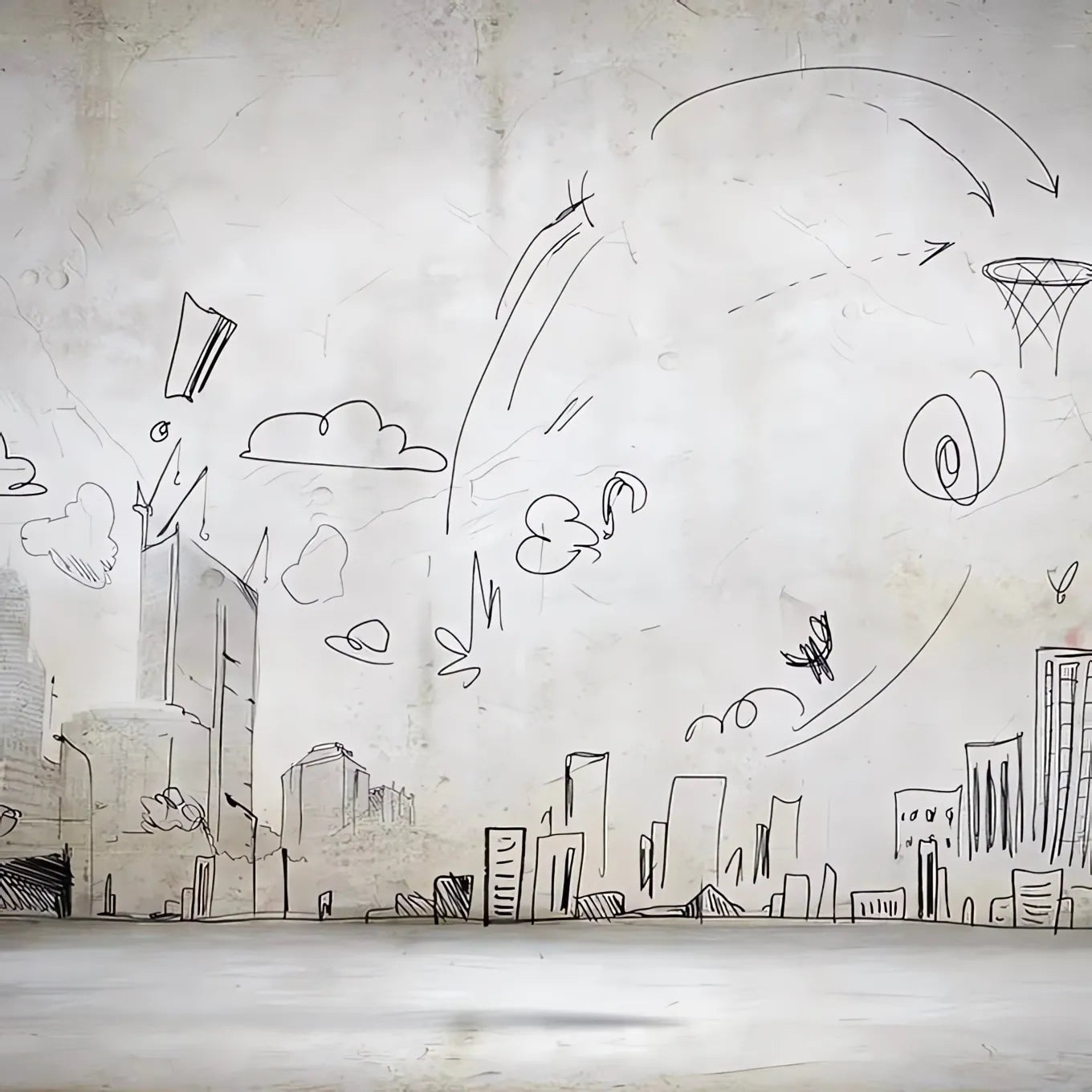 Papel Mural Básquetbol