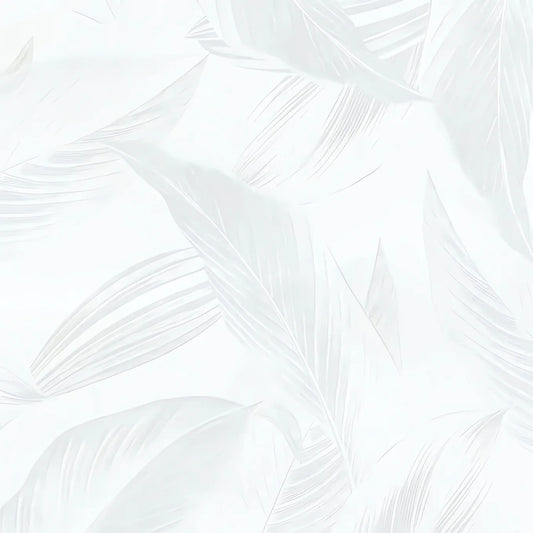 Papel Mural Hojas Gastadas Gris