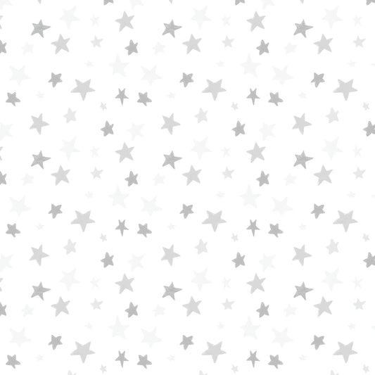 PAPEL MURAL MIL ESTRELLAS GRISES - sietetintas