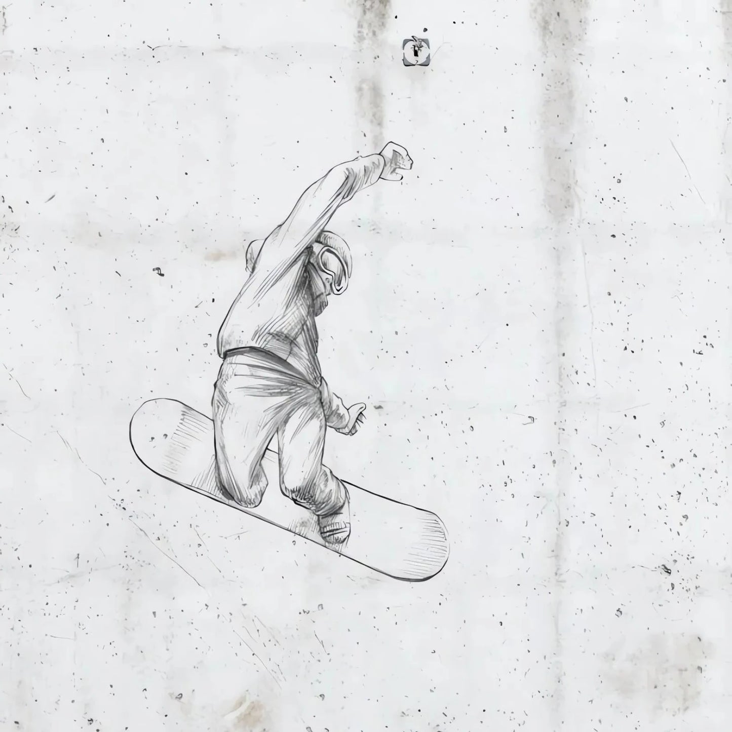 Papel Mural Snowboard