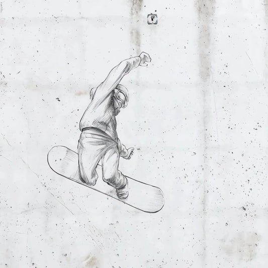 Papel Mural Snowboard