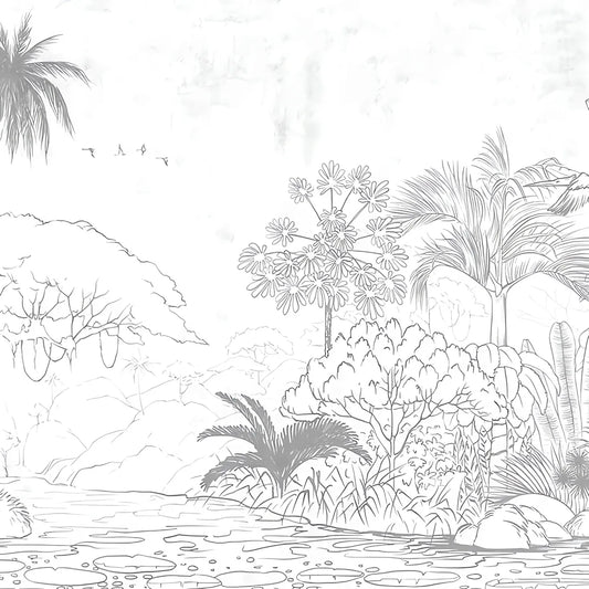 Papel Mural Tropical