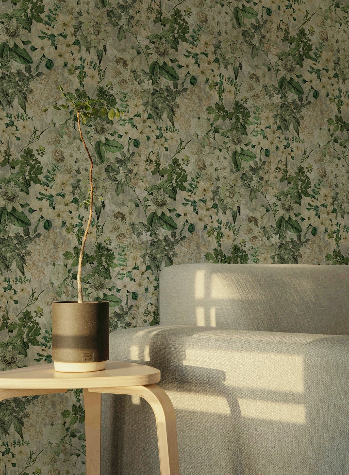 Papel Mural Spring White