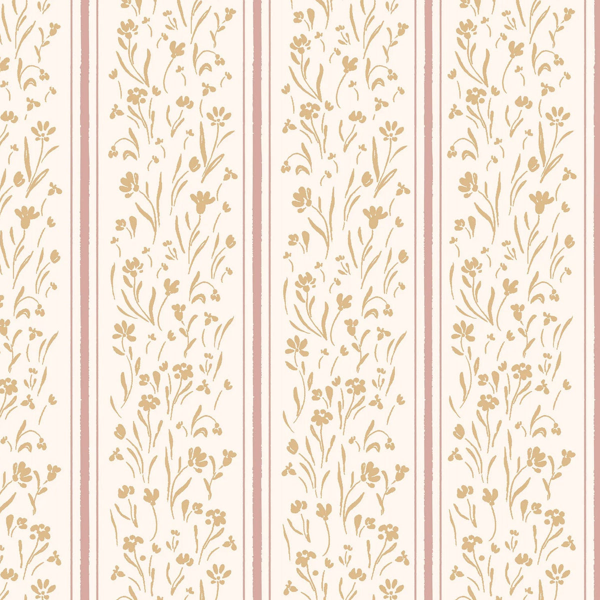 Papel Mural Pradera Rosa