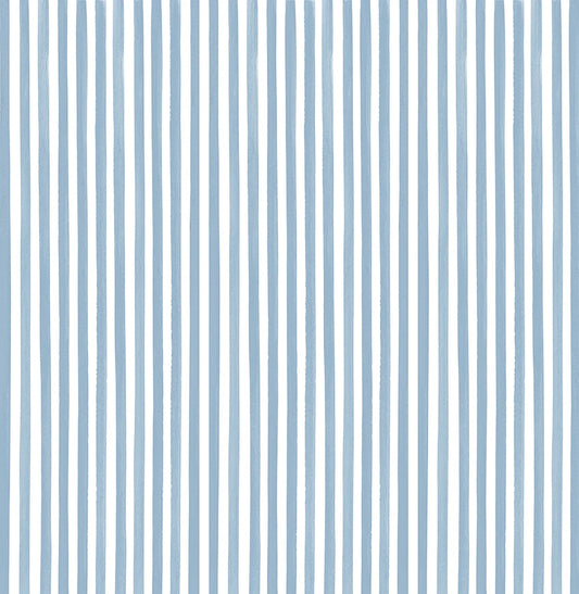 Papel Mural Lineas Azul Acuarelada,