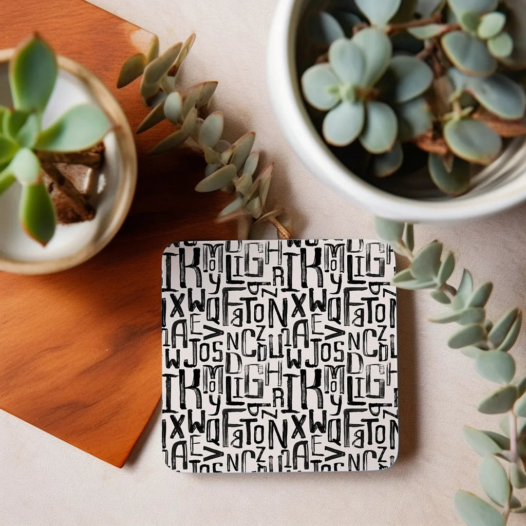 Posa Vasos Letras