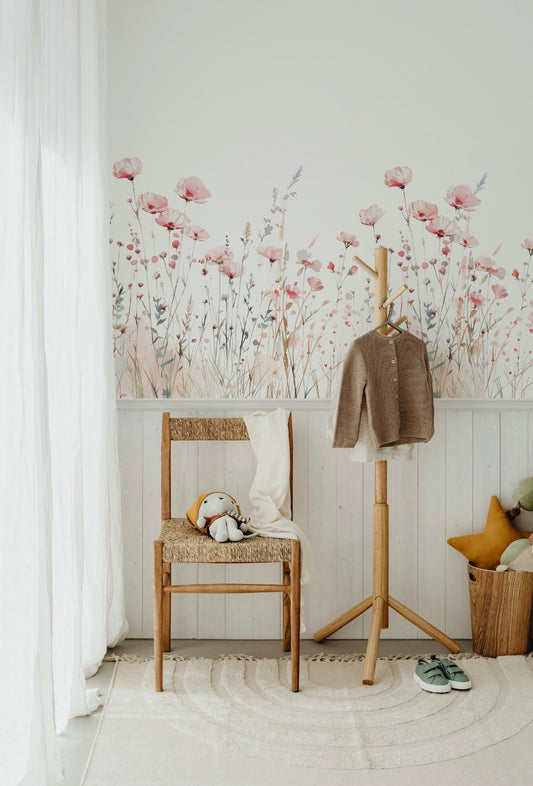 Papel Mural Jardín de Amapolas