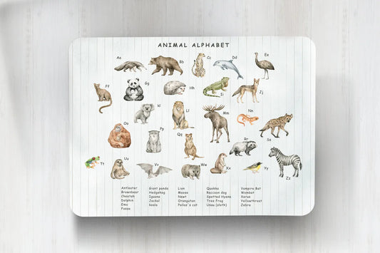 Individuales Animales Alfabeto