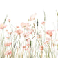 Papel Mural Flores Silvestres Rosa