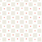 Papel Mural Amor a Cuadros Beige