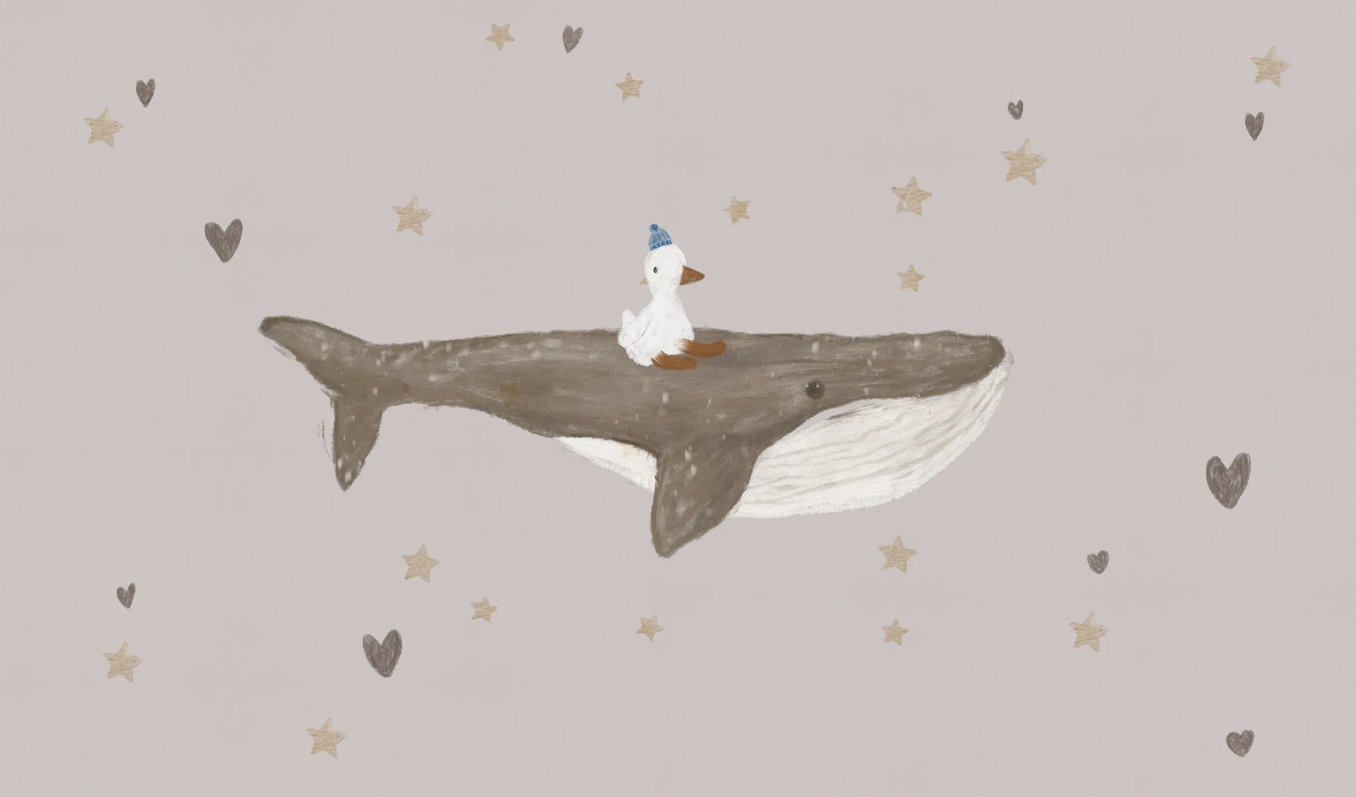 Papel Mural Ballena Jugando