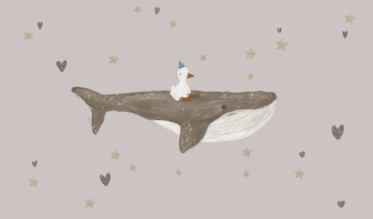 Papel Mural Ballena Jugando