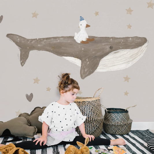 Papel Mural Ballena Jugando