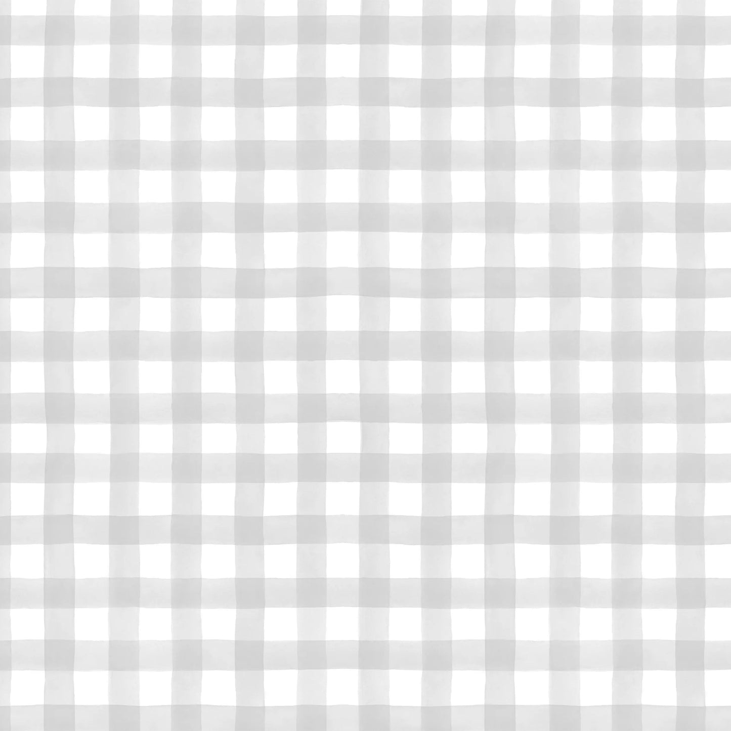 Papel Mural Cuadrillé Acuarelado Gris