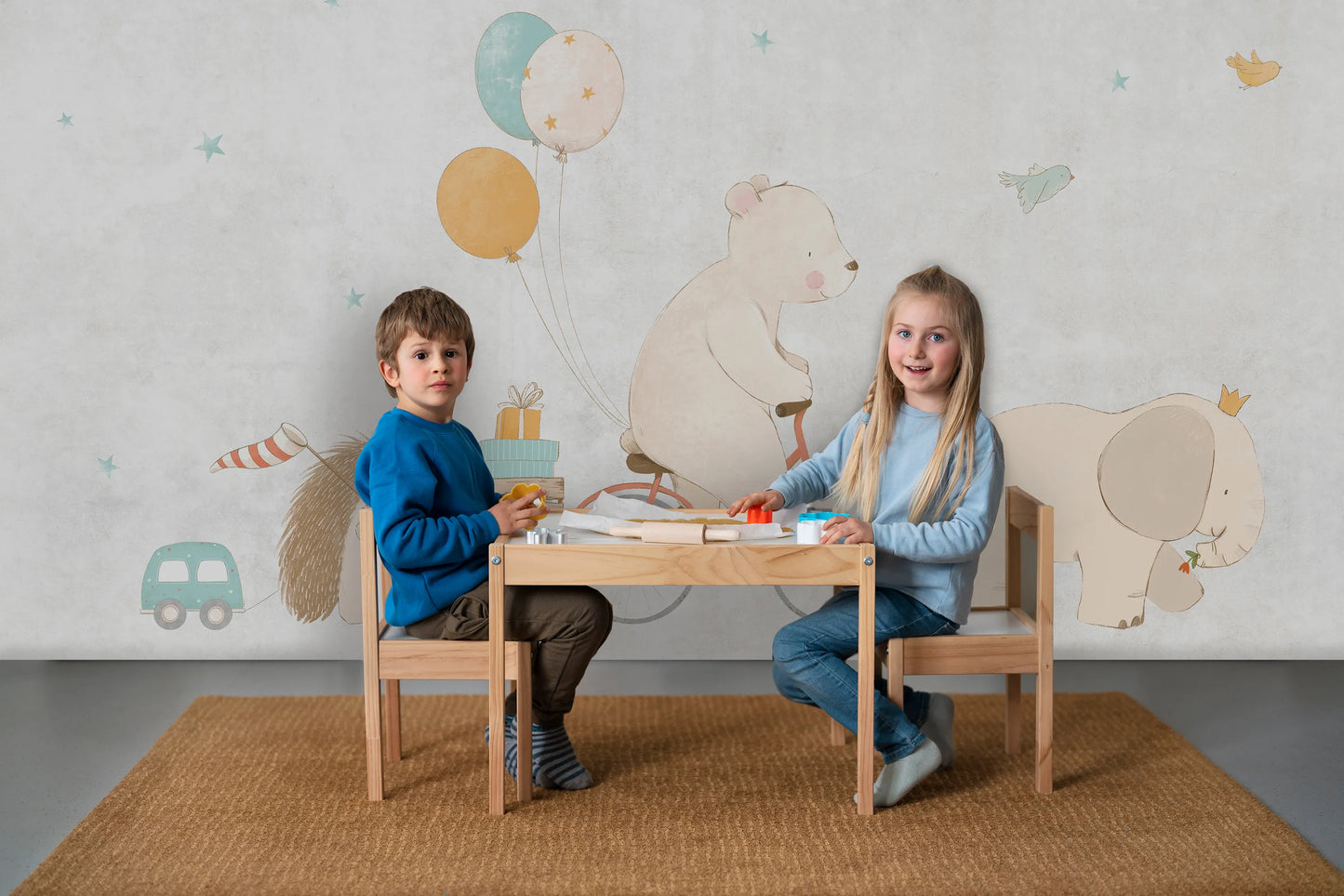 Papel Mural Día de Fiestas