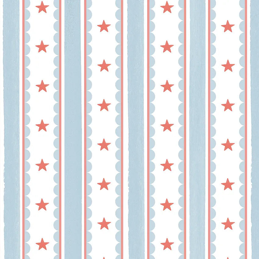 Papel Mural Estrella Festiva