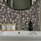 Papel Mural Florido Nocturno