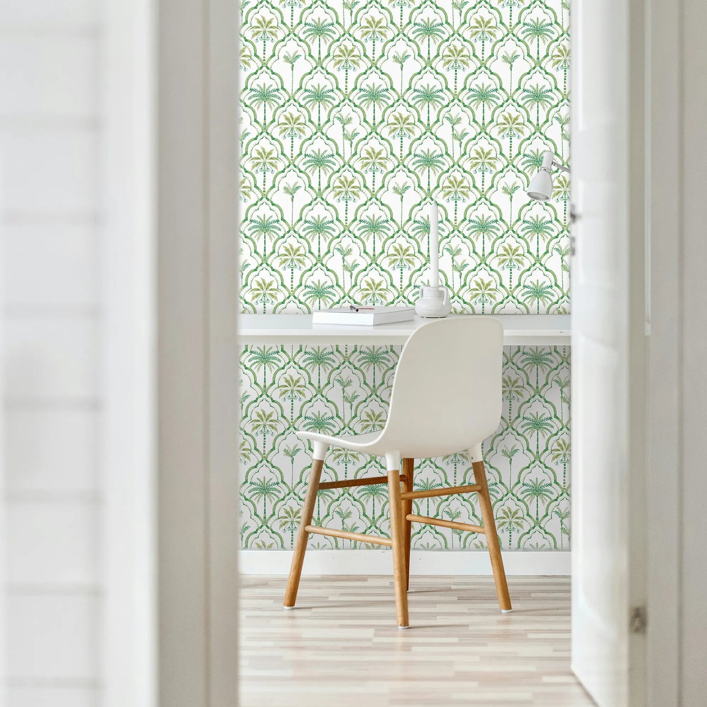 Papel Mural Palmeras Verdes