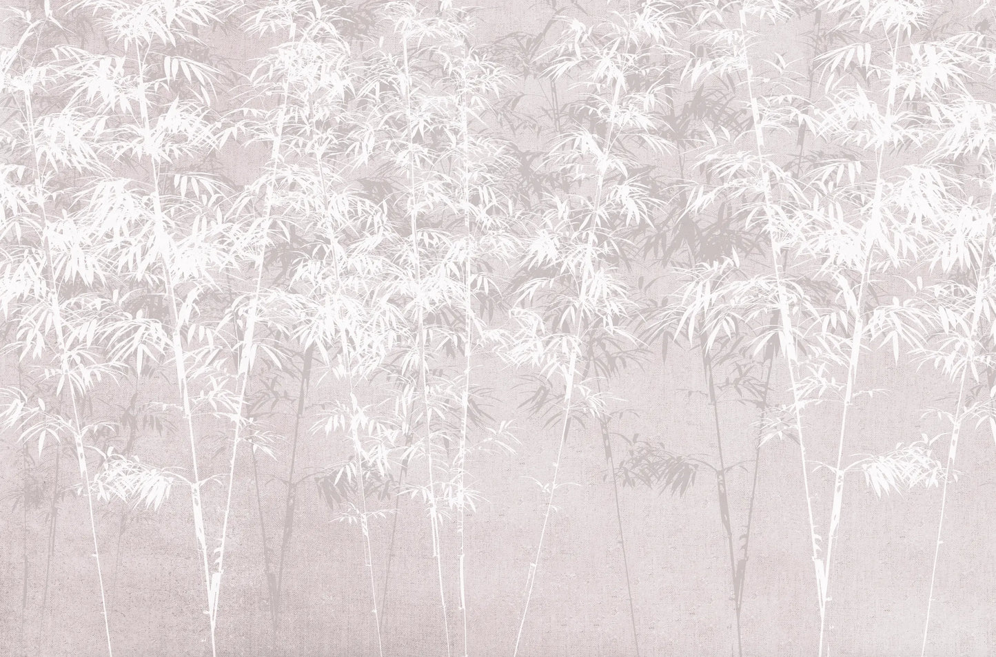 Papel mural bambú rosa